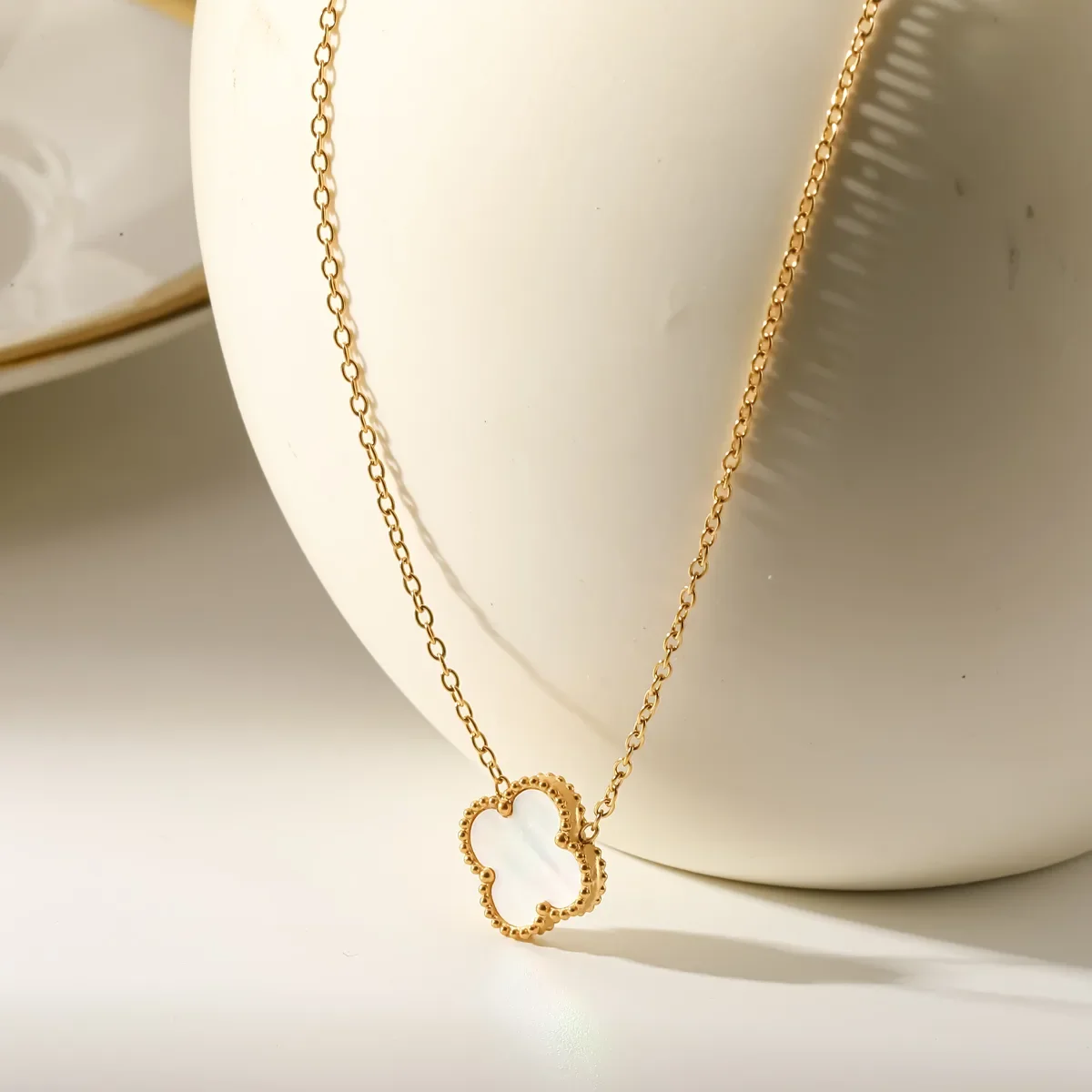 Collier Trèfle Doré