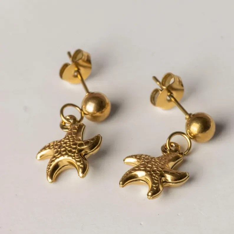 Boucles d'oreilles Étoile de Mer